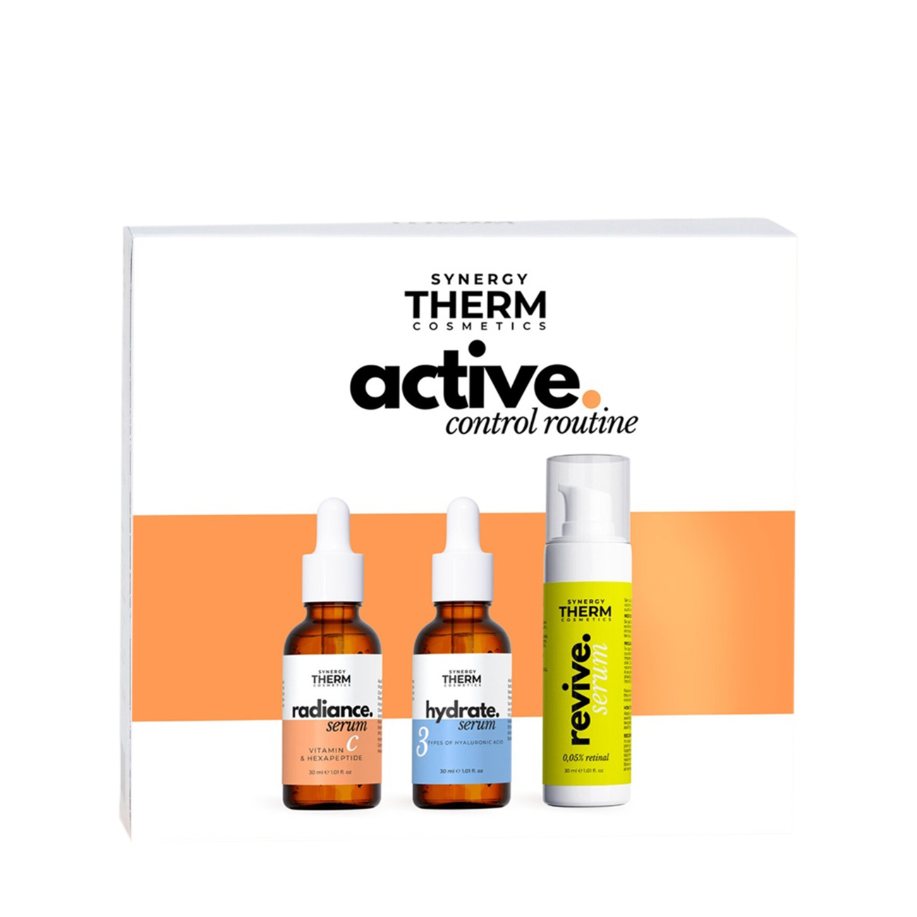 Synergy Therm Cosmetics Active Control Routine Set 90 ml