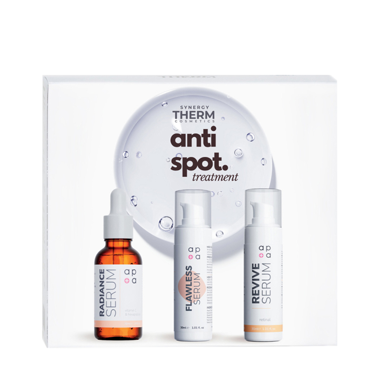 Synergy Therm Cosmetics Anti-Spot Treatment Set 90 ml