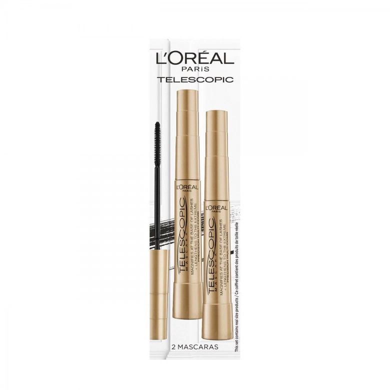 Set mascara L’Oreal Paris Telescopic negru
