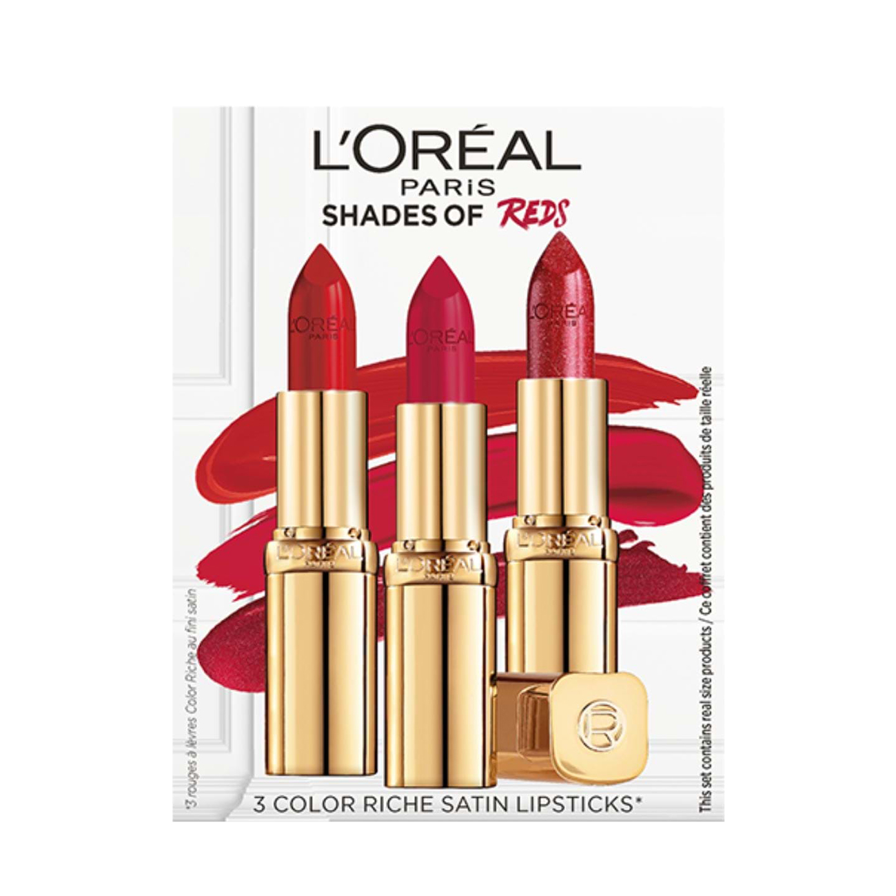 Set rujuri Reds Color Riche L'Oreal Paris